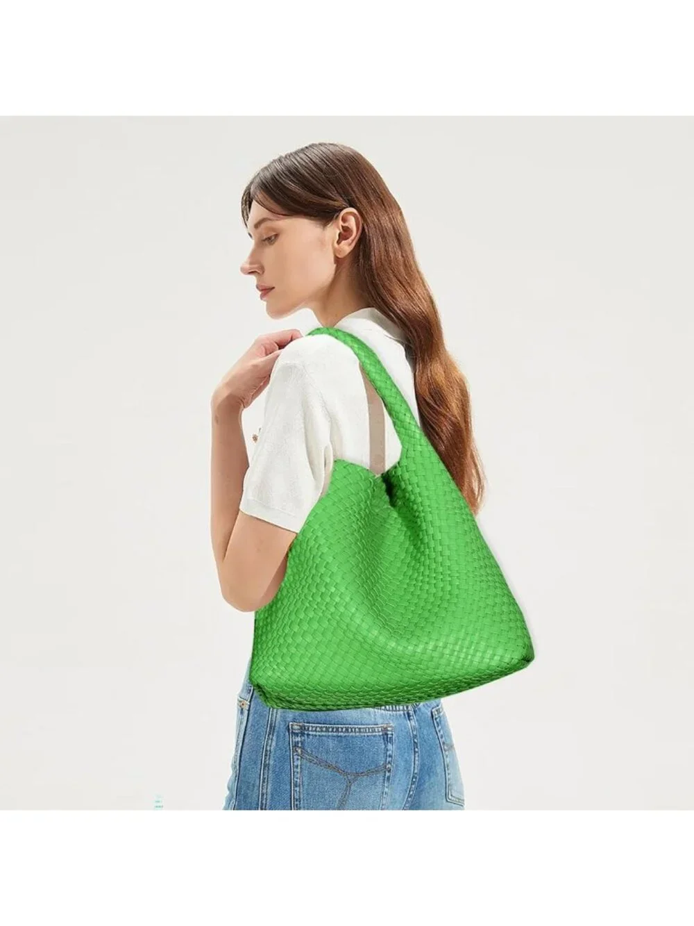 Stylish Woven Tote Bag for Women | Fashionable Hobo Handbag & Beach Purse